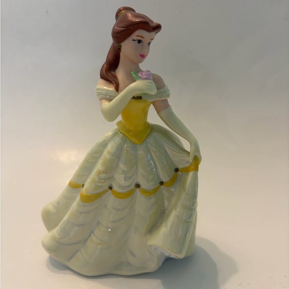 Disney Belle Beauty & the Beast Porcelain Ceramic 6” Collectible Figurine